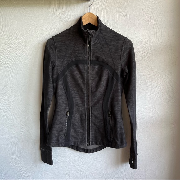 lululemon athletica Jackets & Blazers - Lululemon Define Jacket Black Slub Denim 6